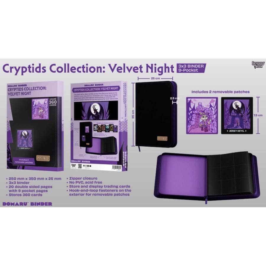 GATHERERS' TAVERN: CRYPTIDS COLLECTION: 9-POCKET BINDER: TURQUOISE